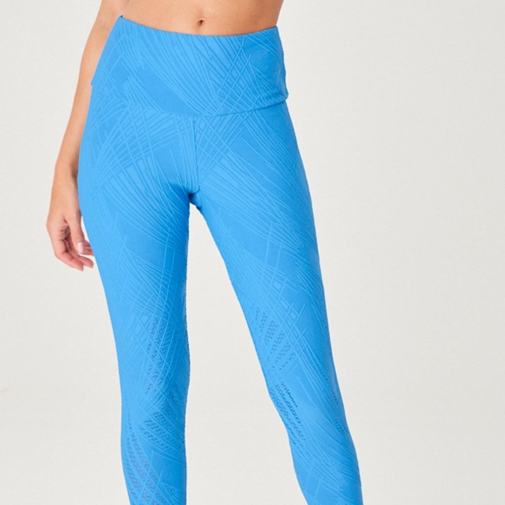 Onzie Mykonos Blue Selenite Midi Legging